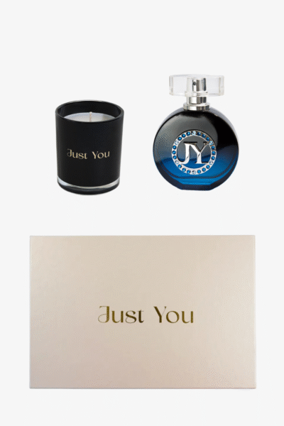 Zestaw męski - perfumy z feromonami sukcesu i świeca do masażu